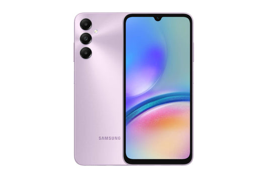 Samsung Galaxy A05s, Android Smartphone, Dual SIM Mobile Phone, LTE, 6GB RAM, 128GB Storage, Light Violet (UAE Version) Brand New
