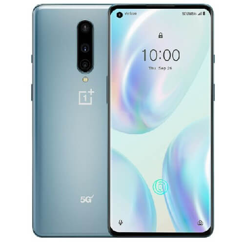 OnePlus 8 5G ,128GB, 8GB Ram single sim Polar Silver
