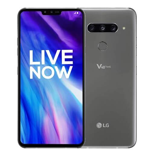 LG V40 ThinQ 64GB, 6GB Ram, single sim New Platinum Gray