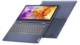 Lenovo 2-in-1 Convertible Laptop Chromebook in Blue Intel Processor 64GB eMMC 4GB 11.6in IPS Touch Screen BT Webcam