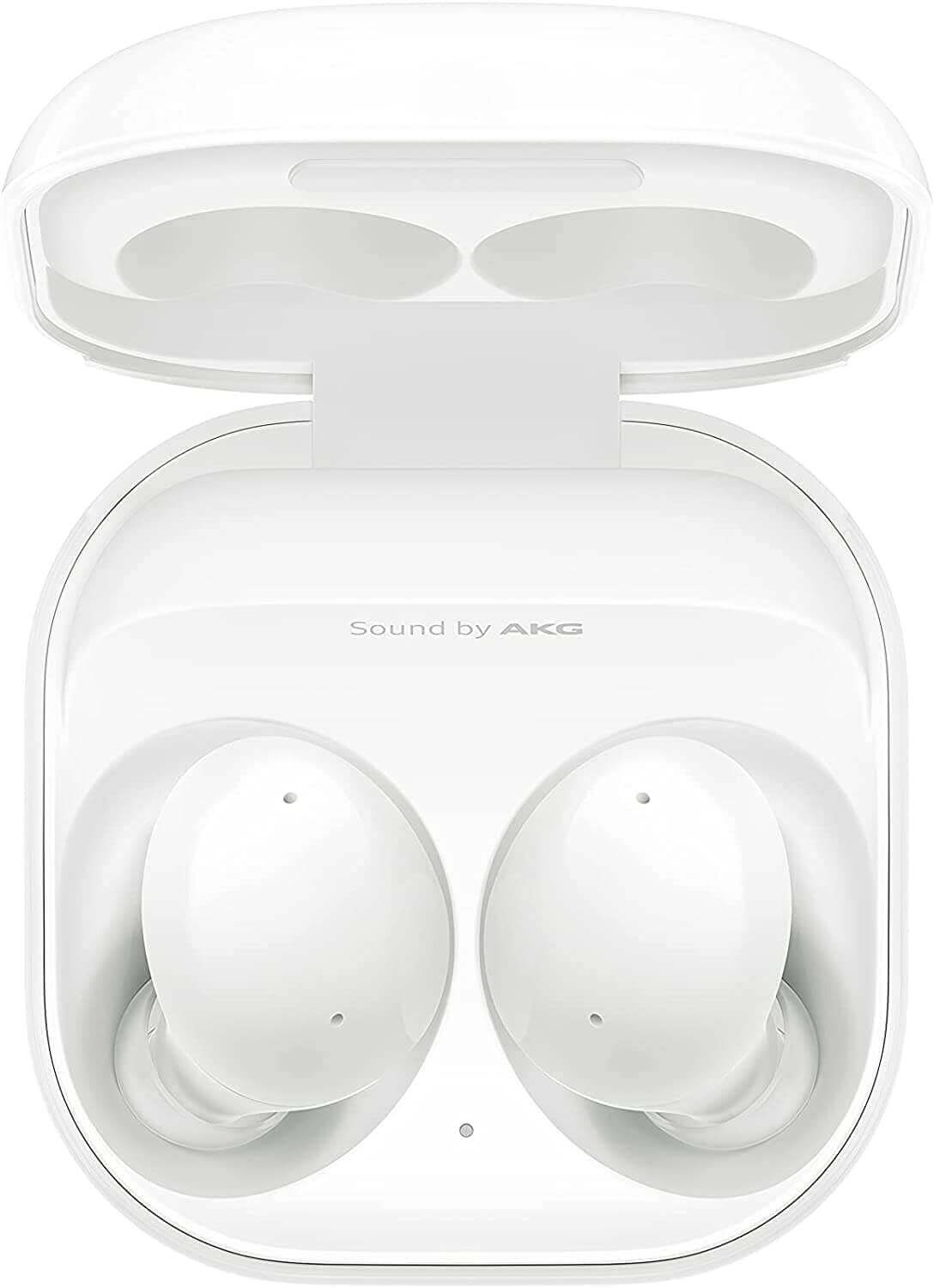 SAMSUNG Galaxy Buds 2, Bluetooth Earbuds, True Wireless, Noise Cancelling, Charging Case, Quality Sound, Water Resistant  (White)