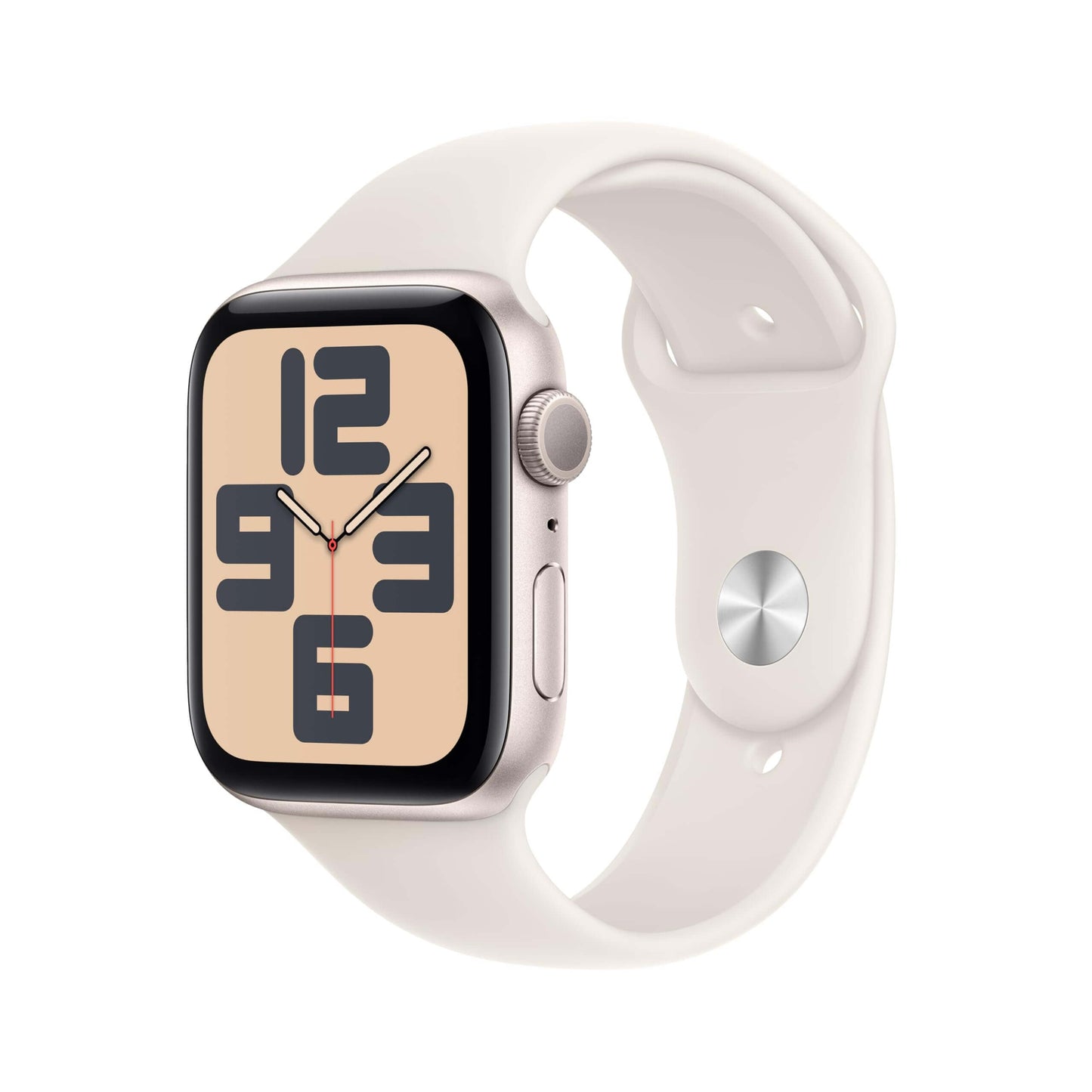 Apple Watch SE (2nd Gen) GPS 40mm Smartwatch with Starlight Aluminium Case with Starlight Sport Band - M/L. Fitness and Sleep Trackers, Crash Detection, Heart Rate Monitor, Retina Display