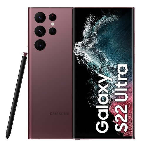 Samsung Galaxy S22 Ultra 256GB 12GB Dual Sim RAM Burgundy