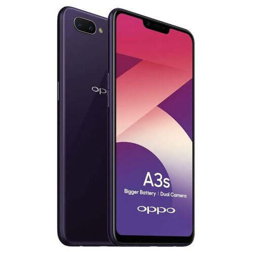 OPPO A3s 64GB, 4GB Ram single Sim Purple