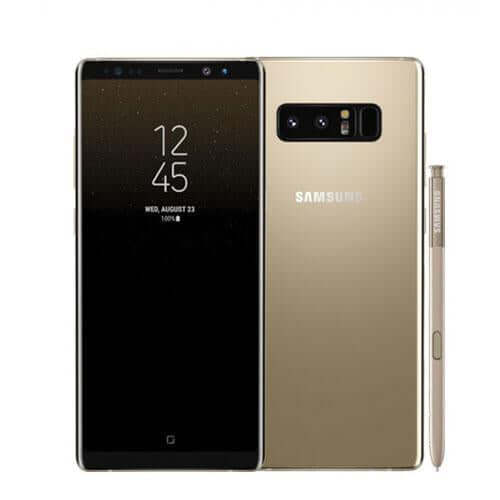 Samsung Galaxy Note 8, 256GB 6GB RAM Dual Sim 4G LTE  Maple Gold